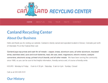 Tablet Screenshot of canlandrecycling.com